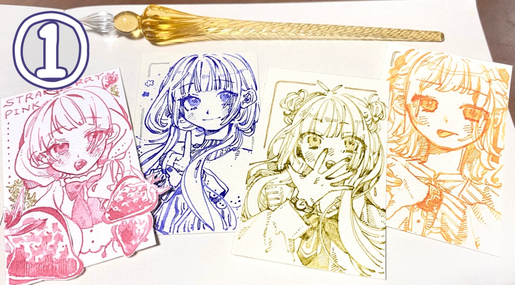 ミニ原画つめあわせ