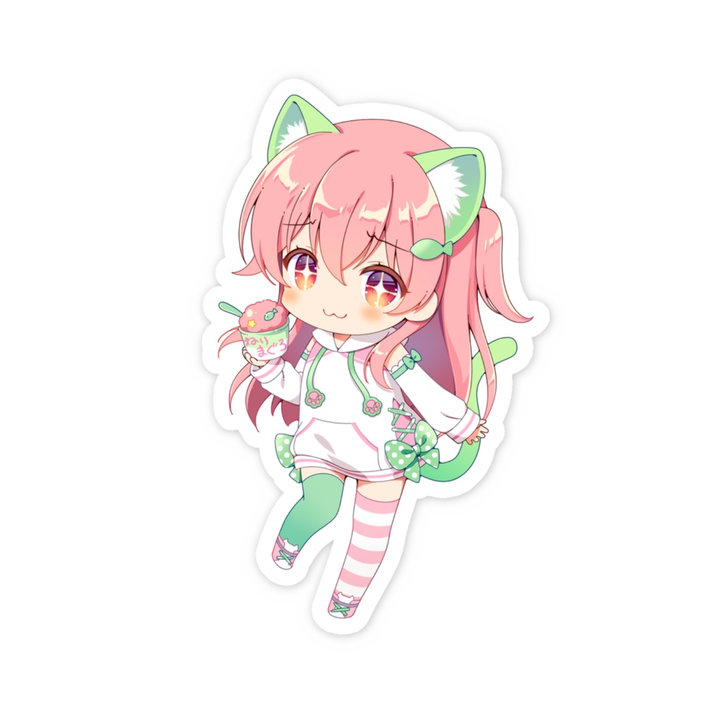 ねりまぐろまぁにゃステッカー!