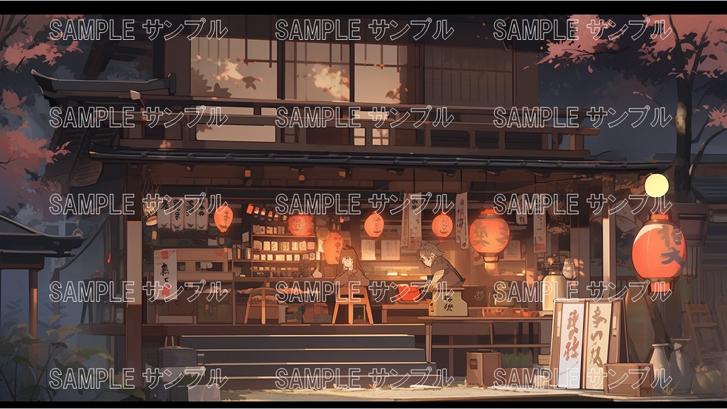 日本の田舎背景集:田舎風の景色1 120枚〈商用可〉比率:16:9