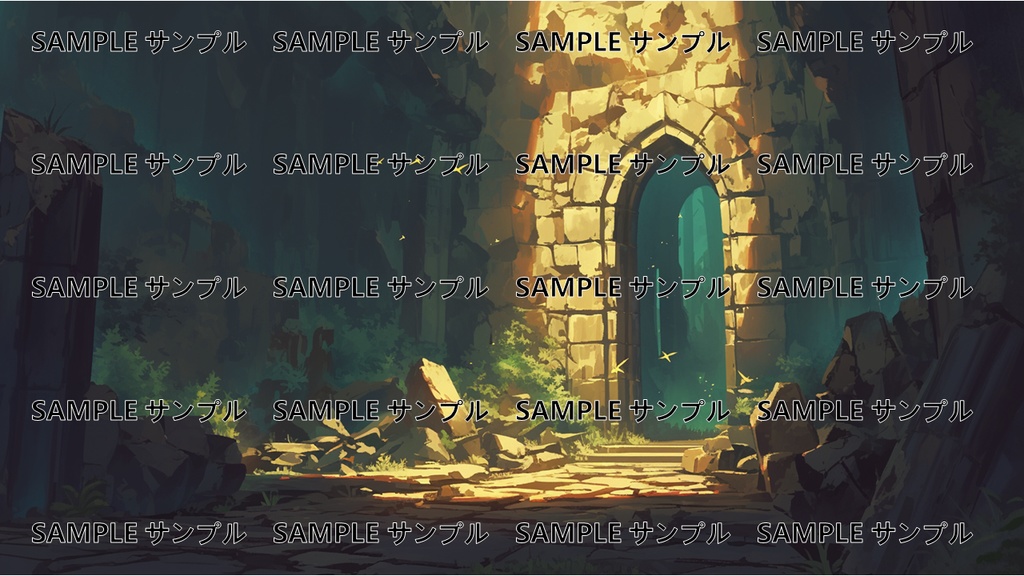 異世界背景集:中世の城 224枚〈商用可〉比率:16:9