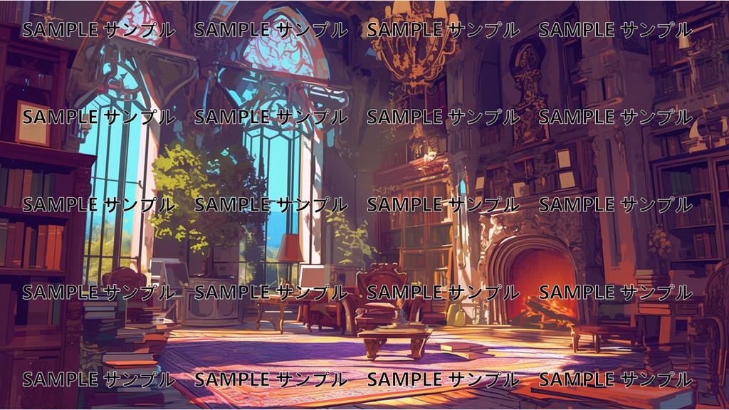 異世界背景集:中世の城 224枚〈商用可〉比率:16:9