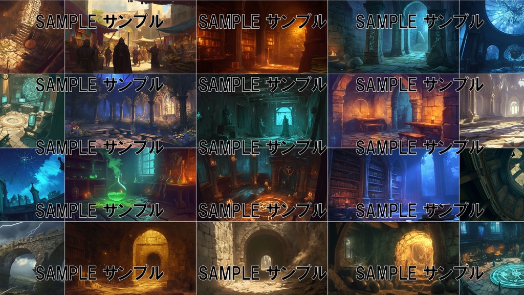 塔の背景集: 石の塔編 524枚〈商用可〉比率:16:9