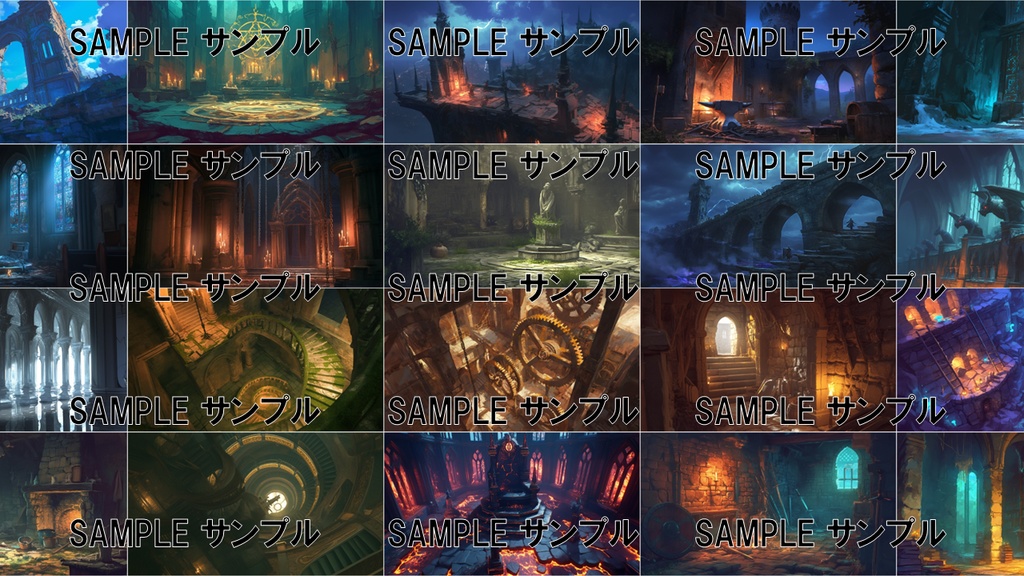 塔の背景集: 石の塔編 524枚〈商用可〉比率:16:9