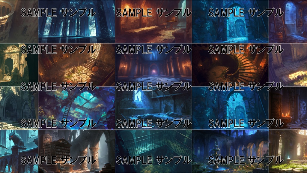 塔の背景集: 石の塔編 524枚〈商用可〉比率:16:9