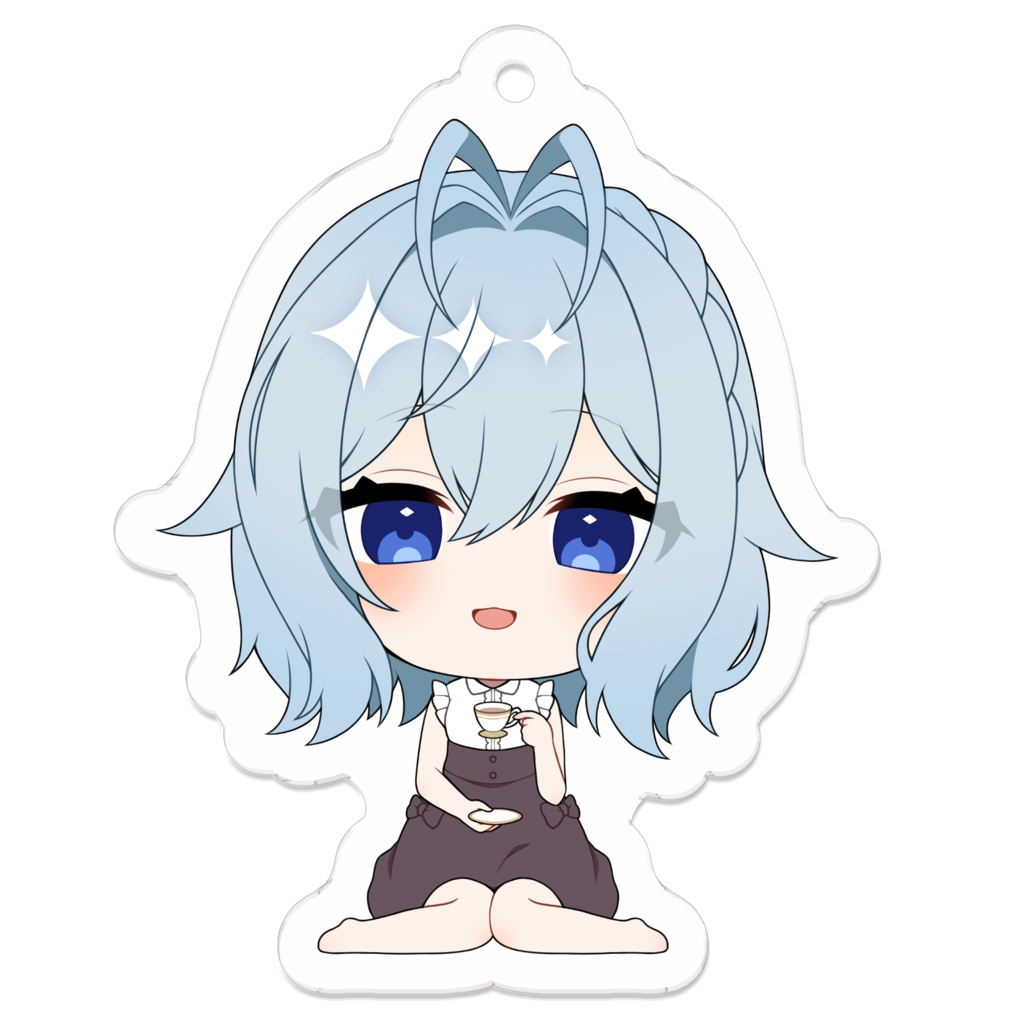 カフェとあさんアクキー + 1周年記念シチュボ①