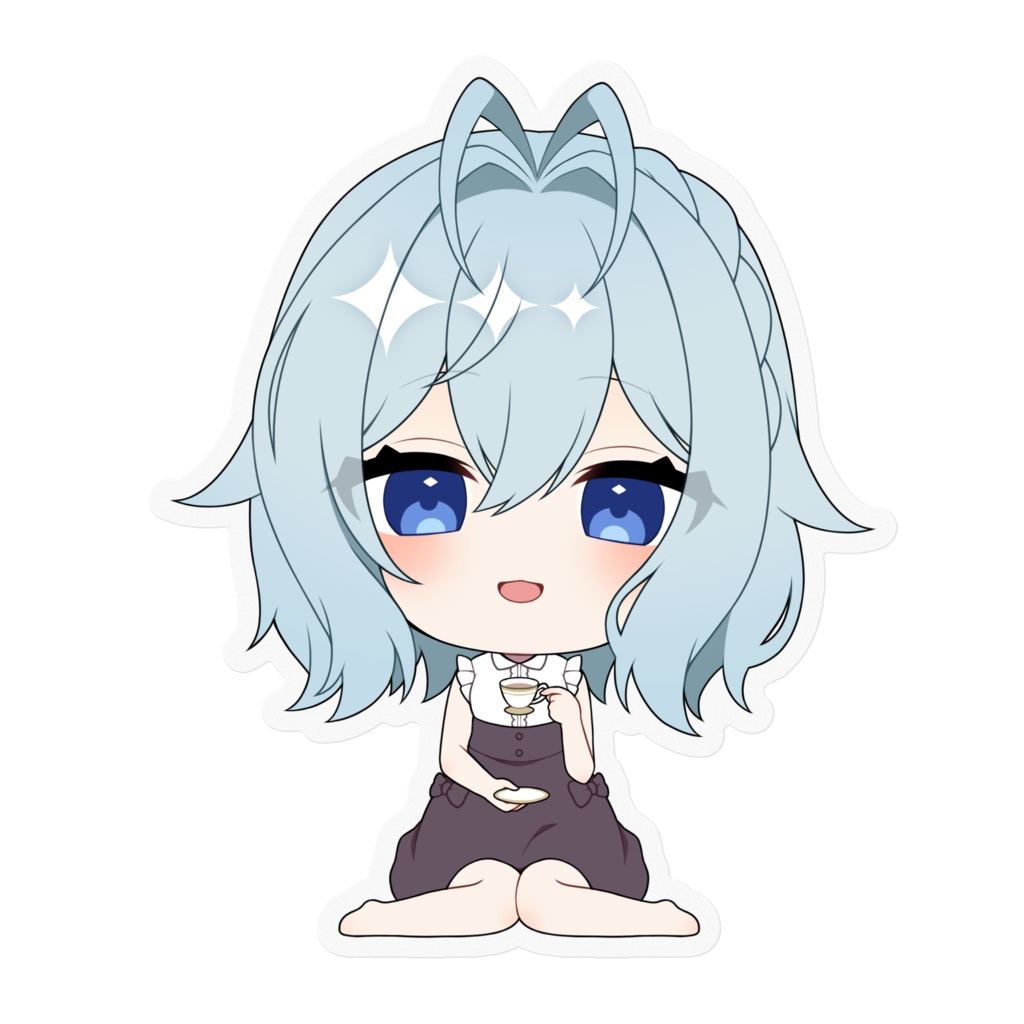 カフェとあさんステッカー + 1周年記念シチュボ①