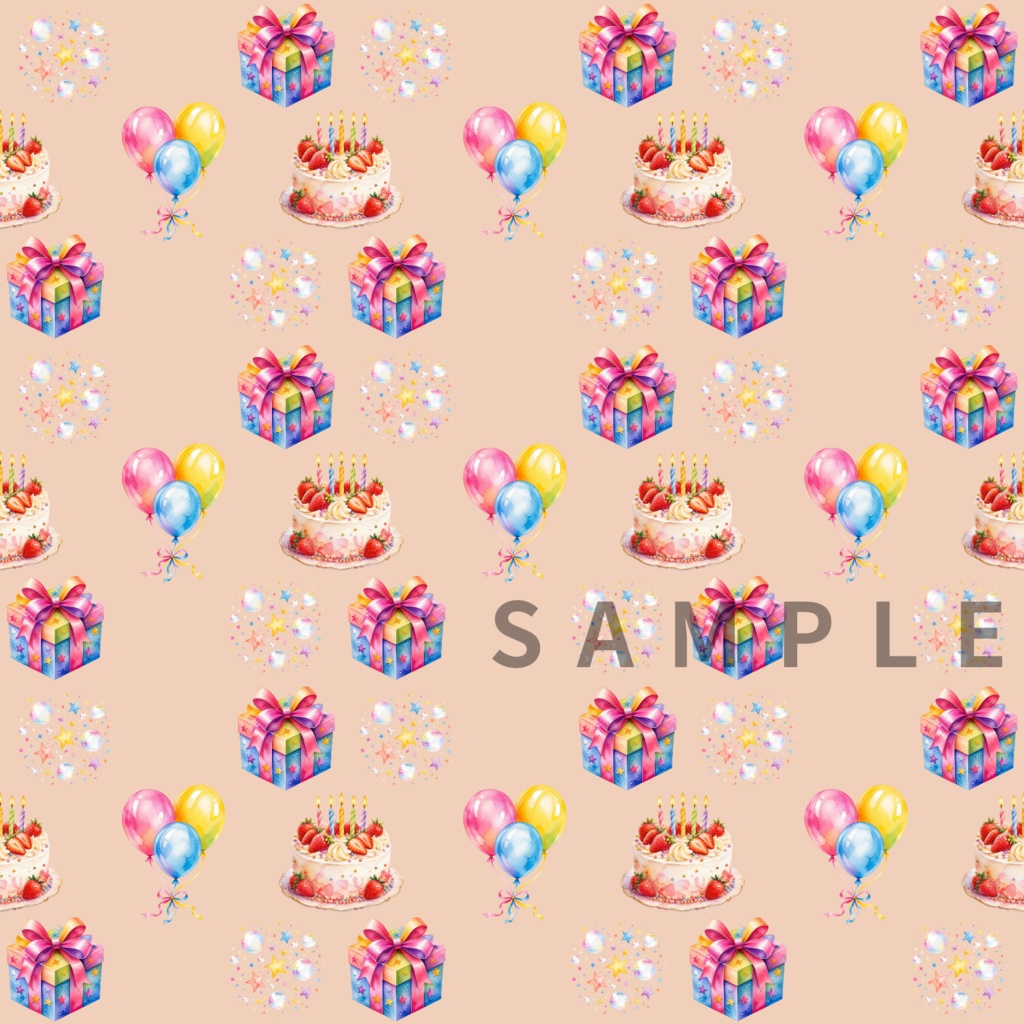 誕生日・お祝いに使えるデジタルペーパー
