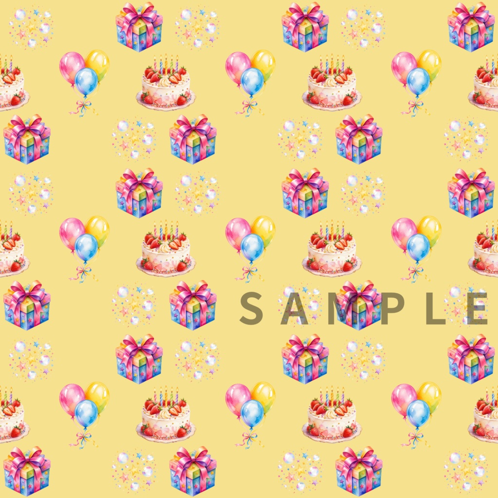 誕生日・お祝いに使えるデジタルペーパー