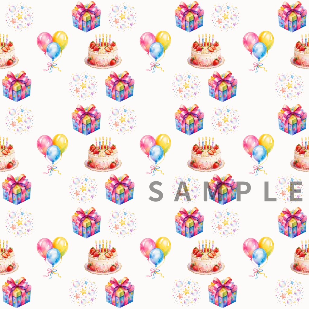 誕生日・お祝いに使えるデジタルペーパー
