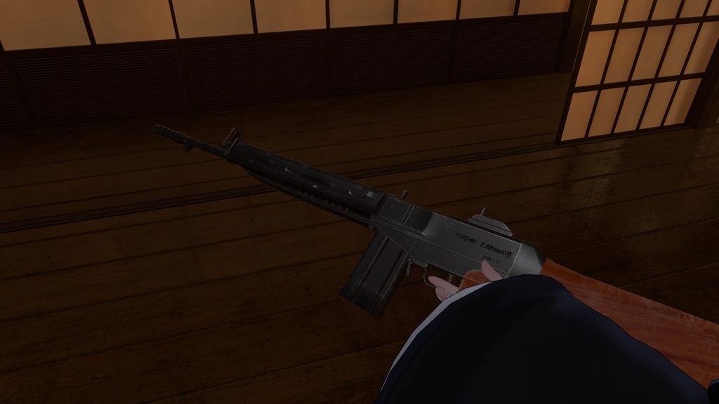【VRChat想定】C-64式小銃【11アバター対応】(MA対応)