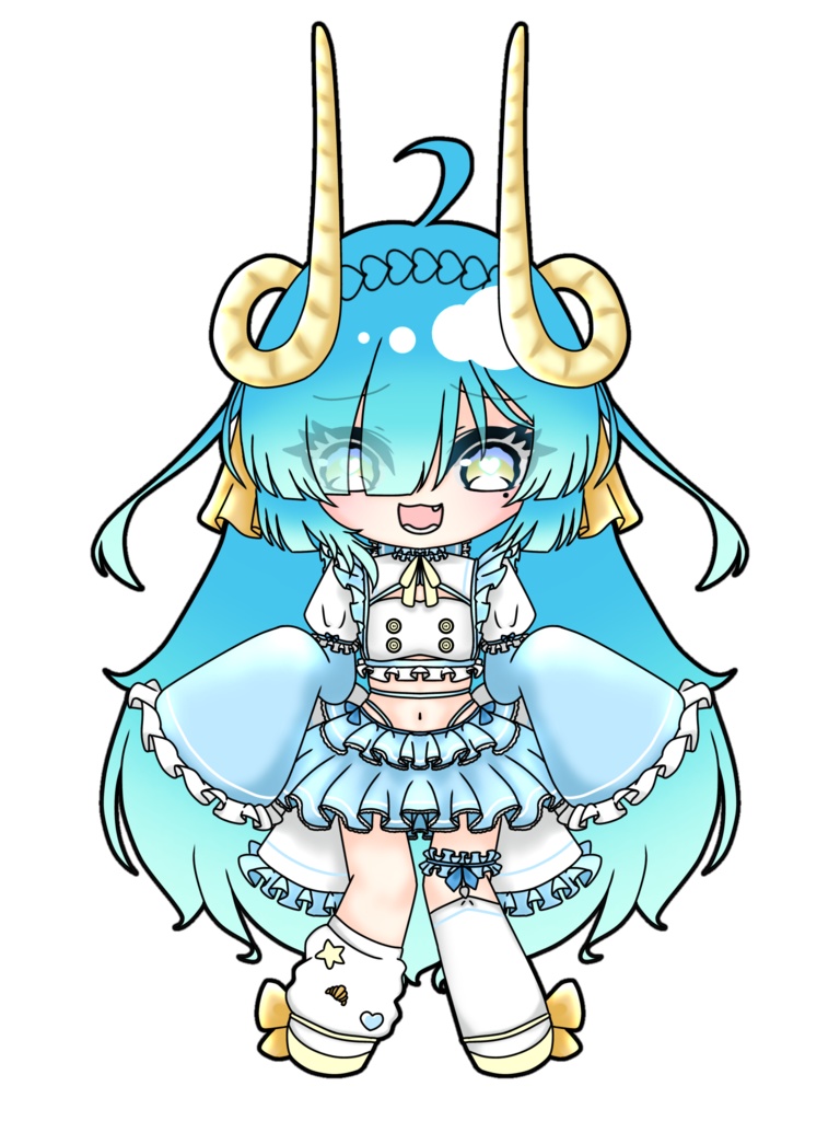 【常設】アクリルキーホルダー 目隠れ 5cm