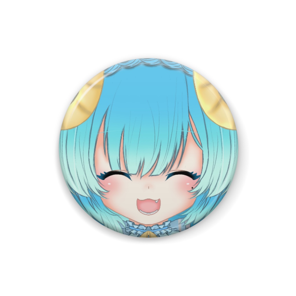 【常設】缶バッジ 笑顔 2.5cm