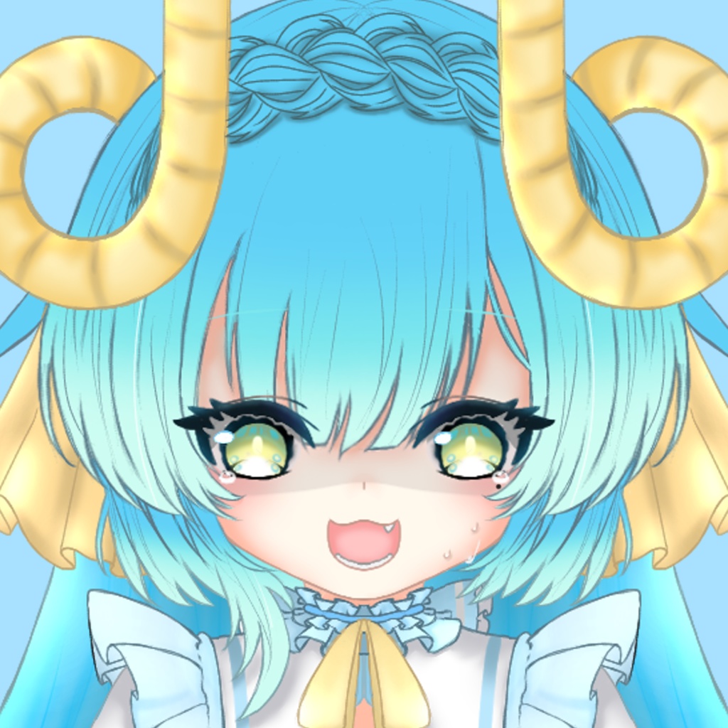 【常設】缶バッジ 怯え 2.5cm