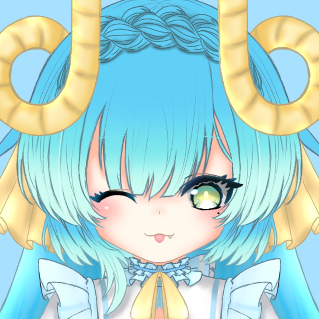 【常設】缶バッジ 舌ペロ 2.5cm