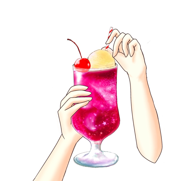 星屑のクリームソーダ☆