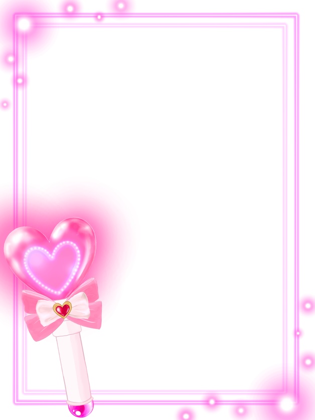 ハートペンライト6色フレーム♡