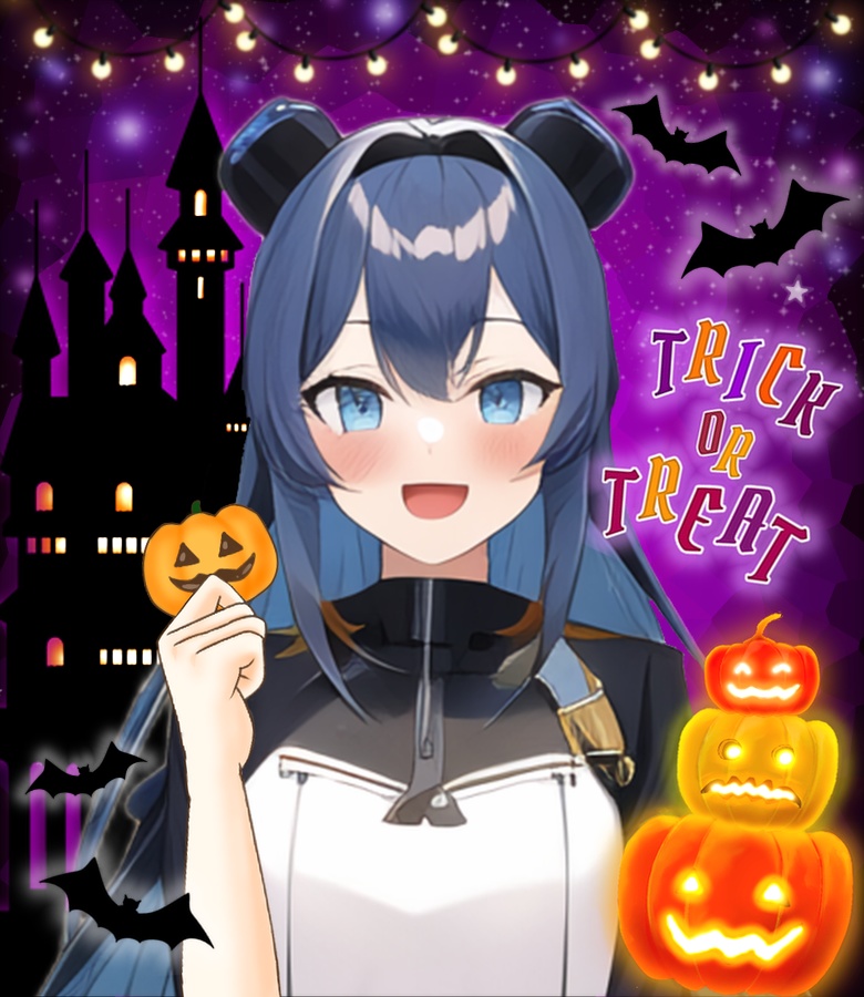 トリックオアトリート♪ハロウィン用　おはようVtuber素材