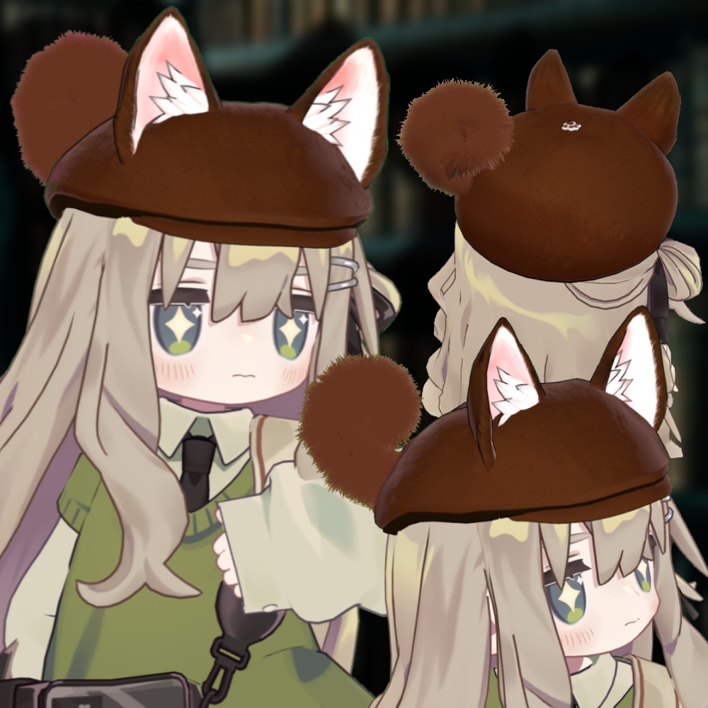 Doggy Hat 犬型の帽子【VRChat】
