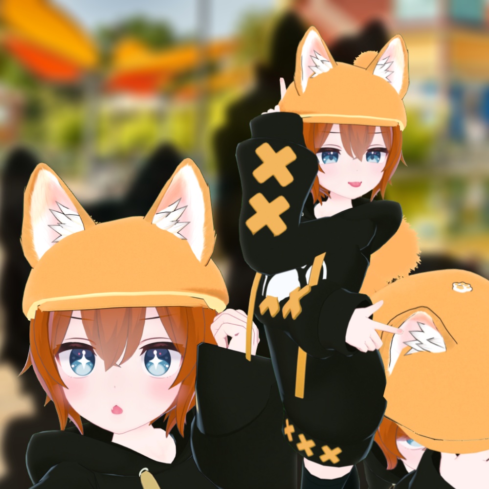 Doggy Hat 犬型の帽子【VRChat】