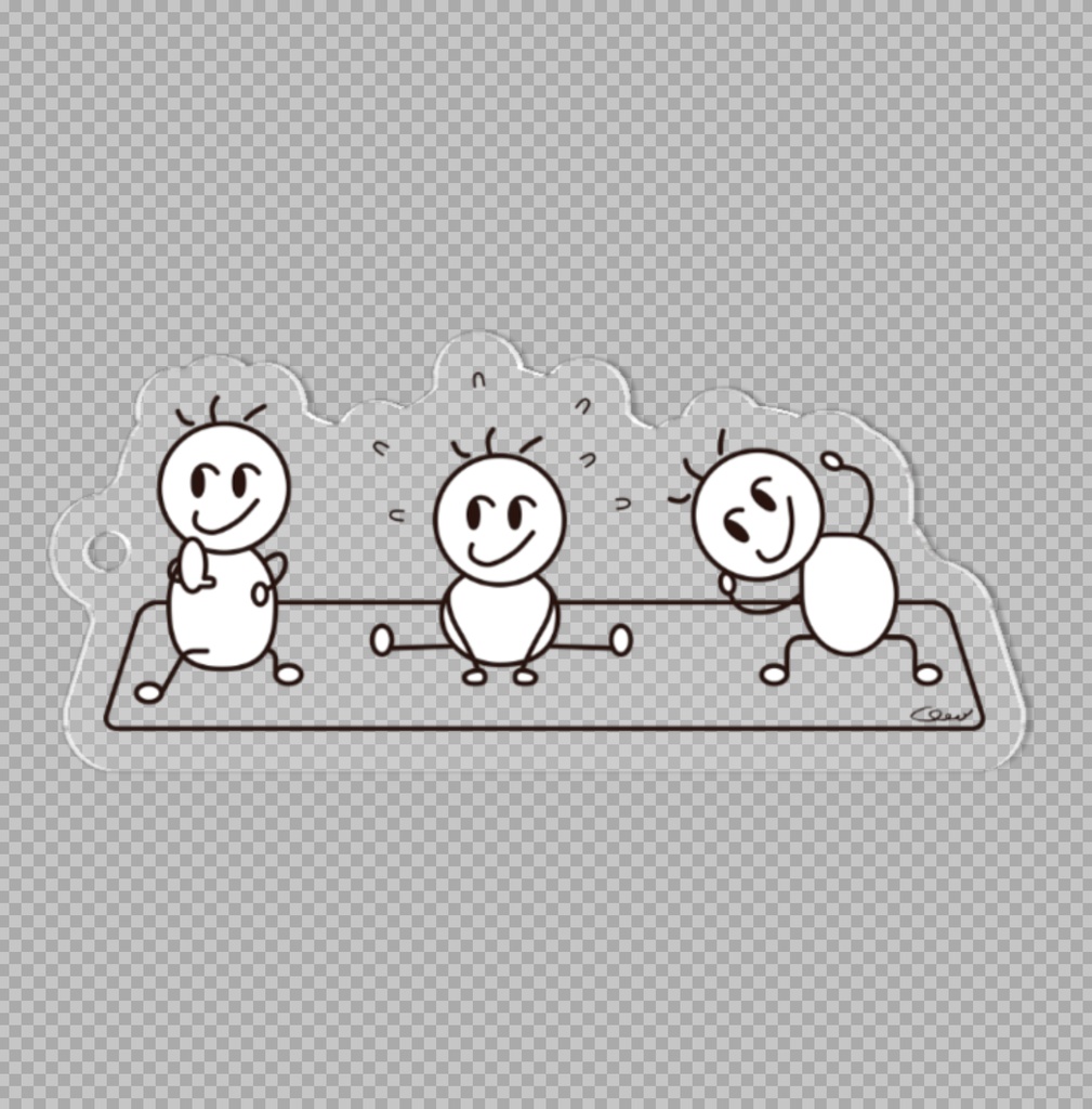 Feo_03-3 アクリルキーホルダー 70mm