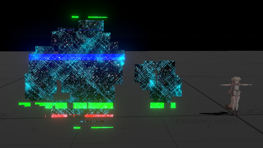 サイバーグリッチパーティクル / CyberGlitchParticles