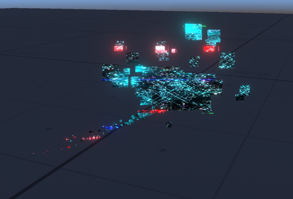 サイバーグリッチパーティクル / CyberGlitchParticles