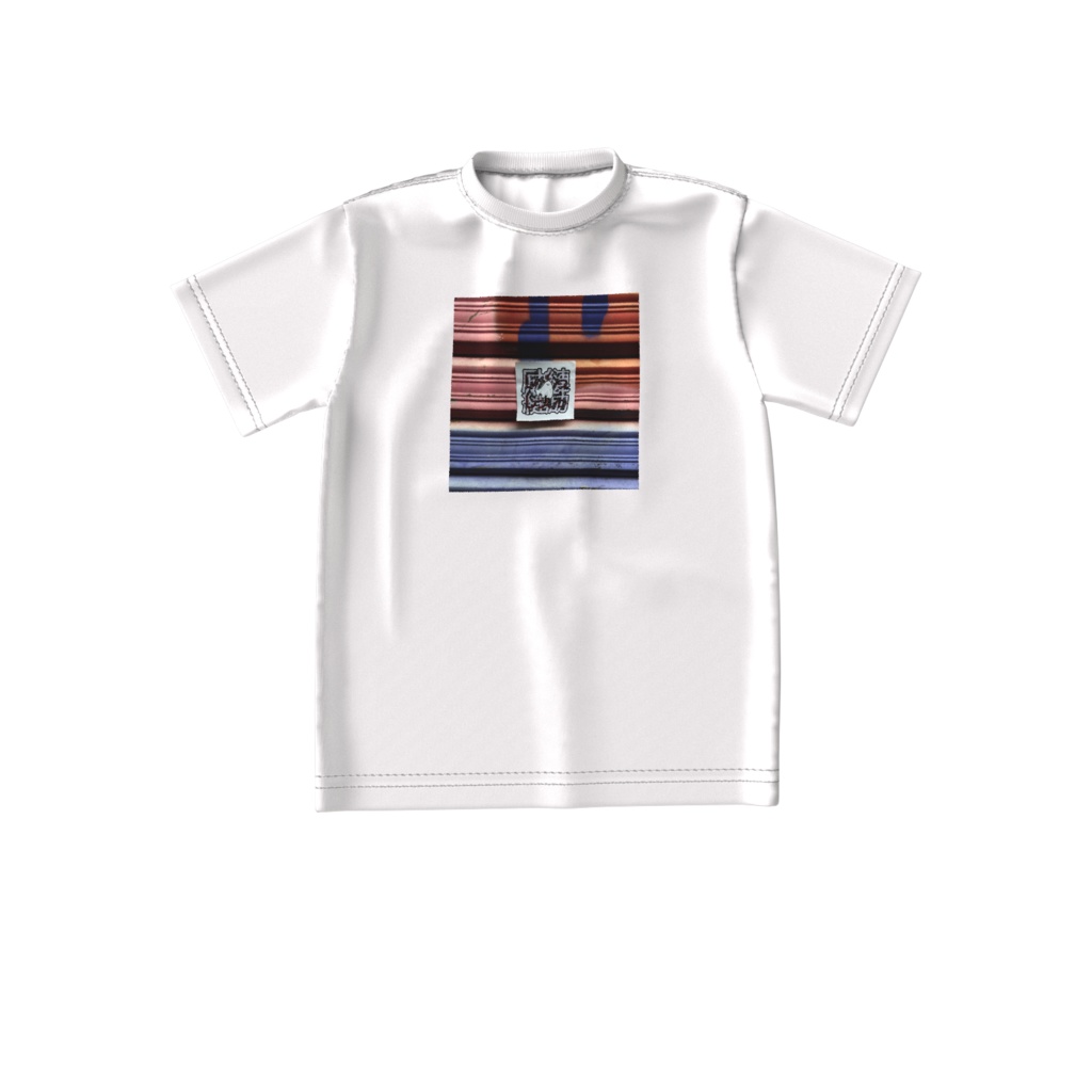 しっしっしっしっ笑Tシャツ ビッグシルエット ホワイト