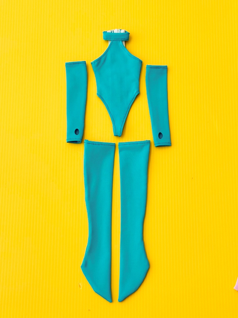 HENTAIアメリカンスリーブレオタード3点セット