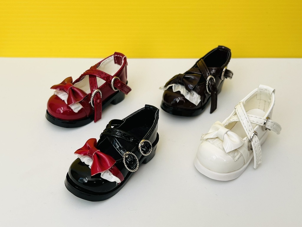 【Dolly para】クロスストラップリボンメリージェーン