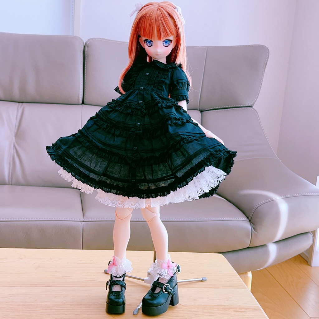 薔薇密教 ピンタックワンピース