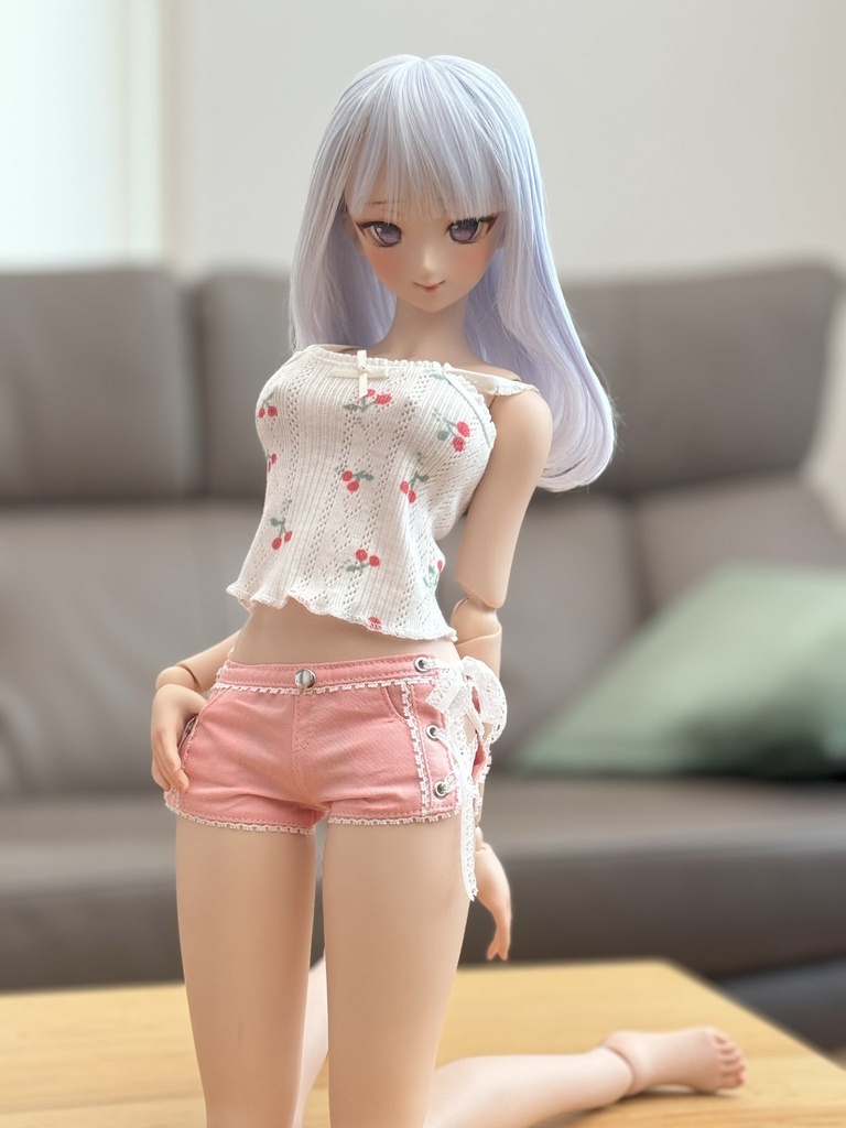 薔薇密教 レースアップホットパンツ