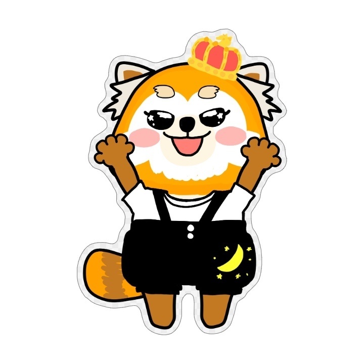 【ステッカー/かぼちゃ】『がおー！！！』