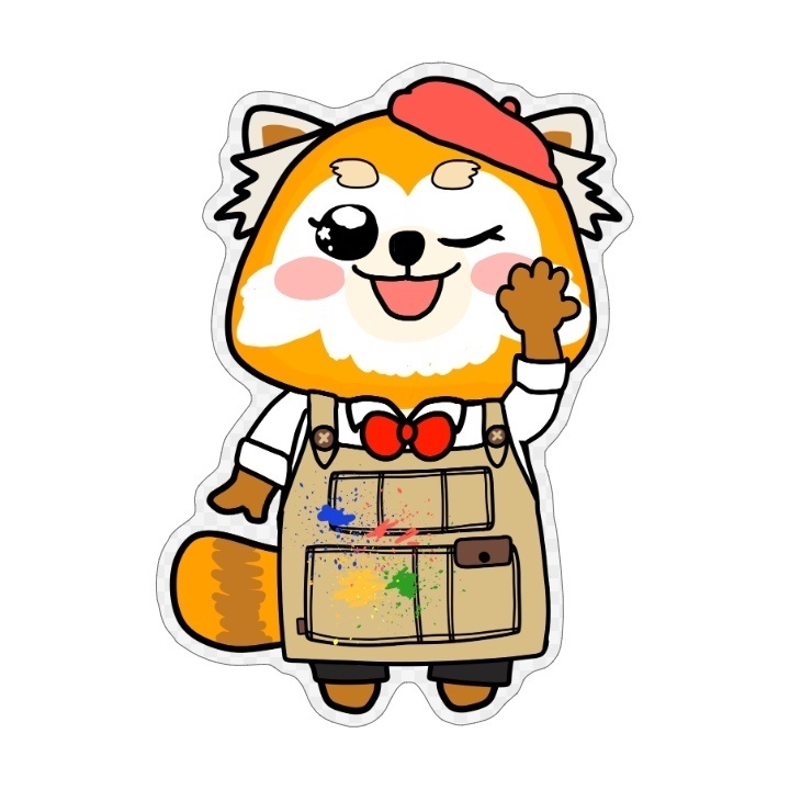 【ステッカー/えかき】『がはくでやんす！』