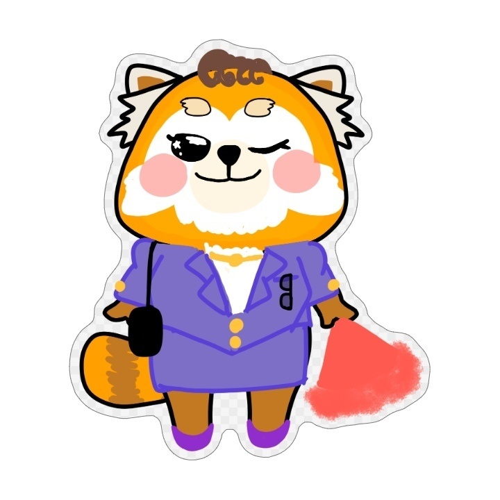 【ステッカー/バブリィ】『しもしも～けつかっちんよぉ』