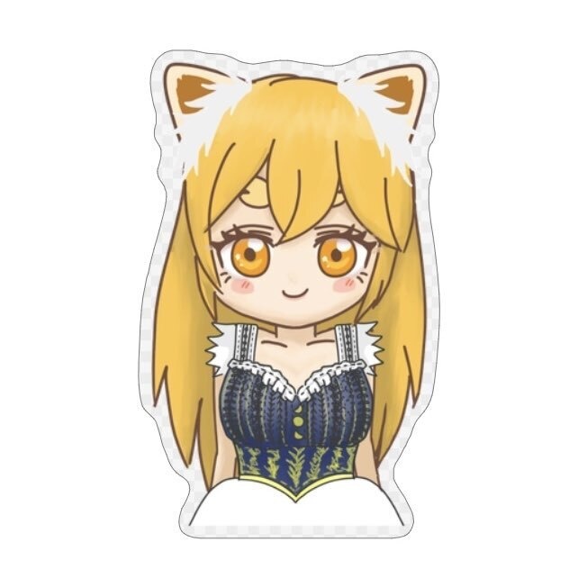 ★限定販売★【ステッカー/月の王国】『Moonレッサー王国第一王女かおりんです！』