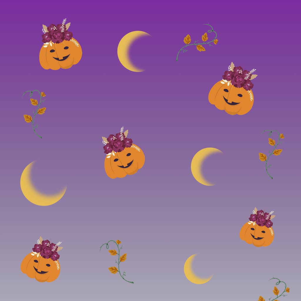 Antique Halloween|ハロウィン デジタルペーパー 12枚セット