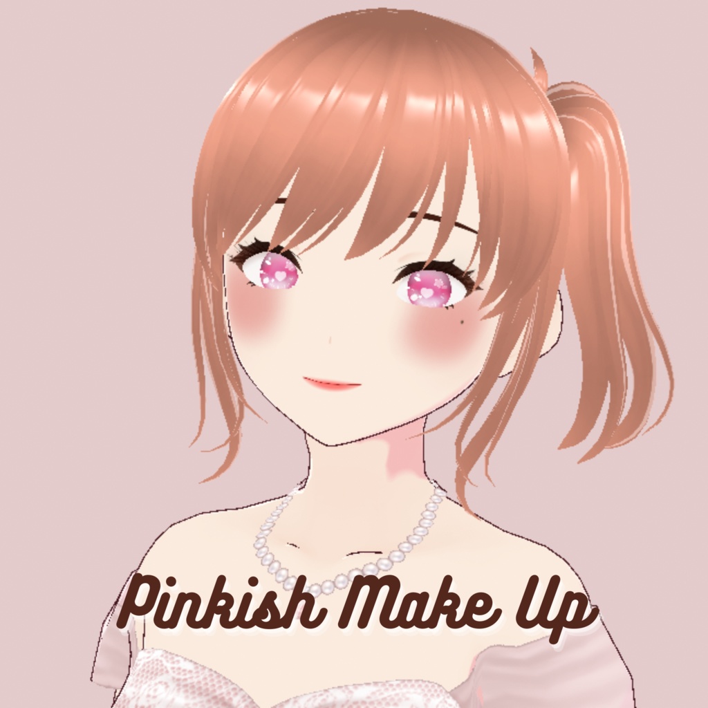 [VRoid Texture] Pinkish Make Up Texture - FREE