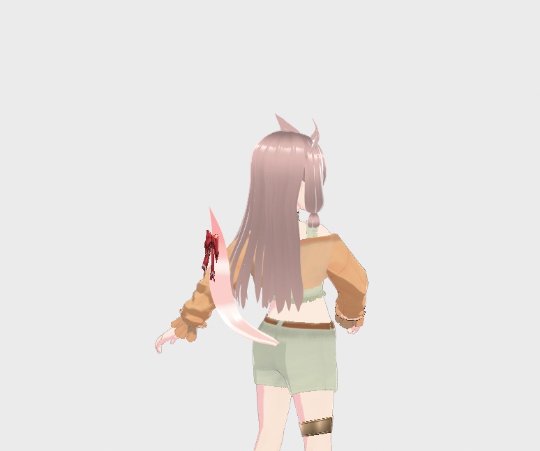 [VRoid Texture] Cat Tail, Ears, and Paw Set (Not Rigged Yet!)