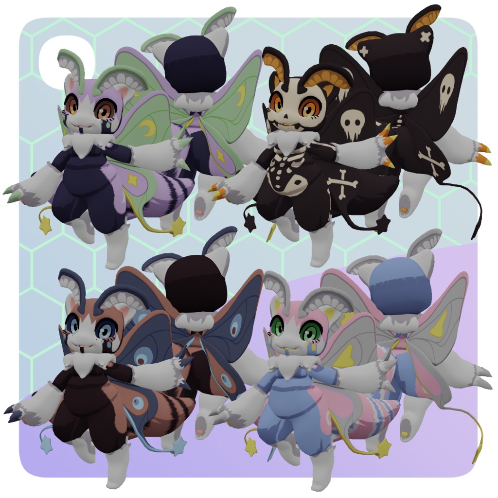 VRChat Avatar - Lunar the Lesser Pandoth