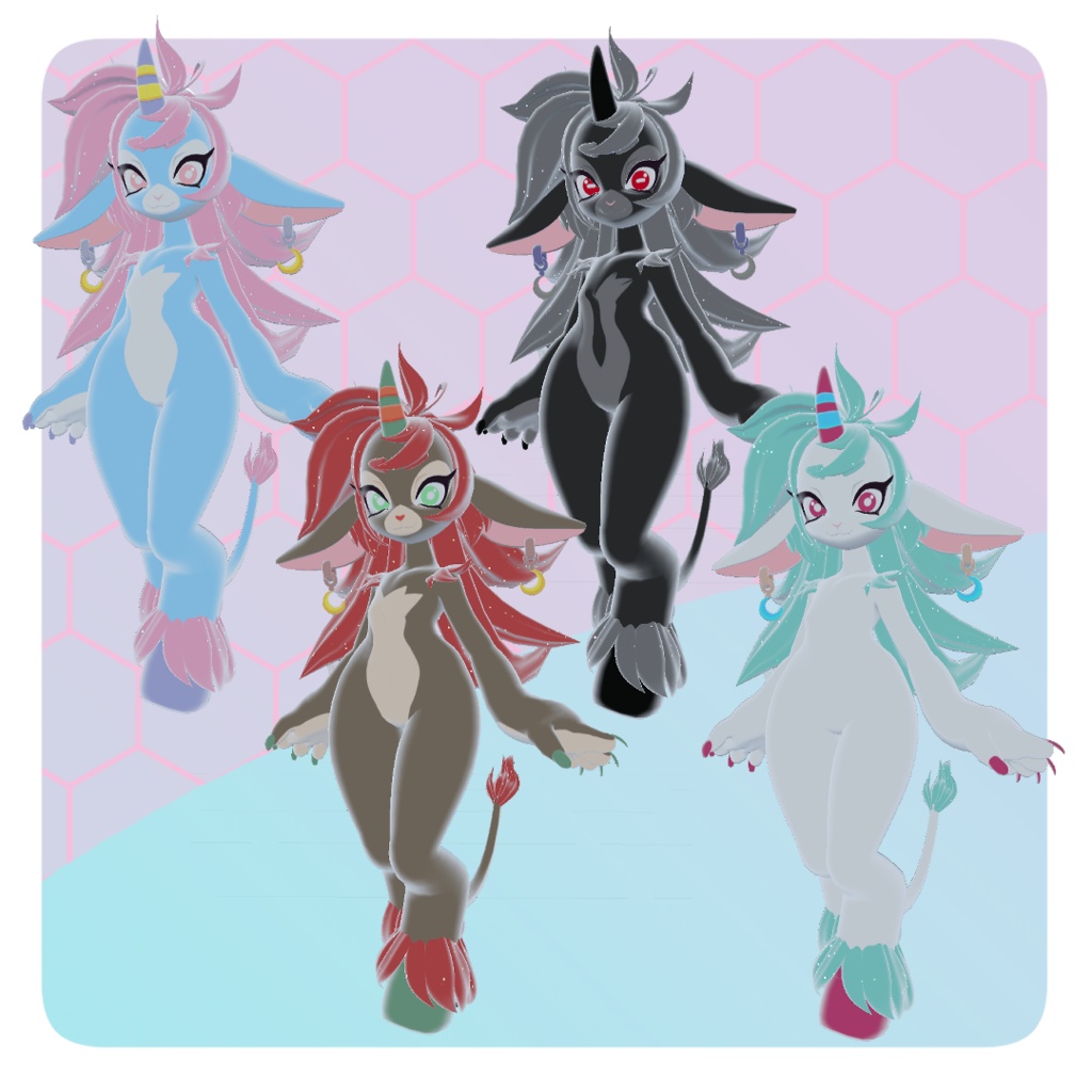 VRChat Avatar - Yuniko the Unicorn (NEW UPDATE!)