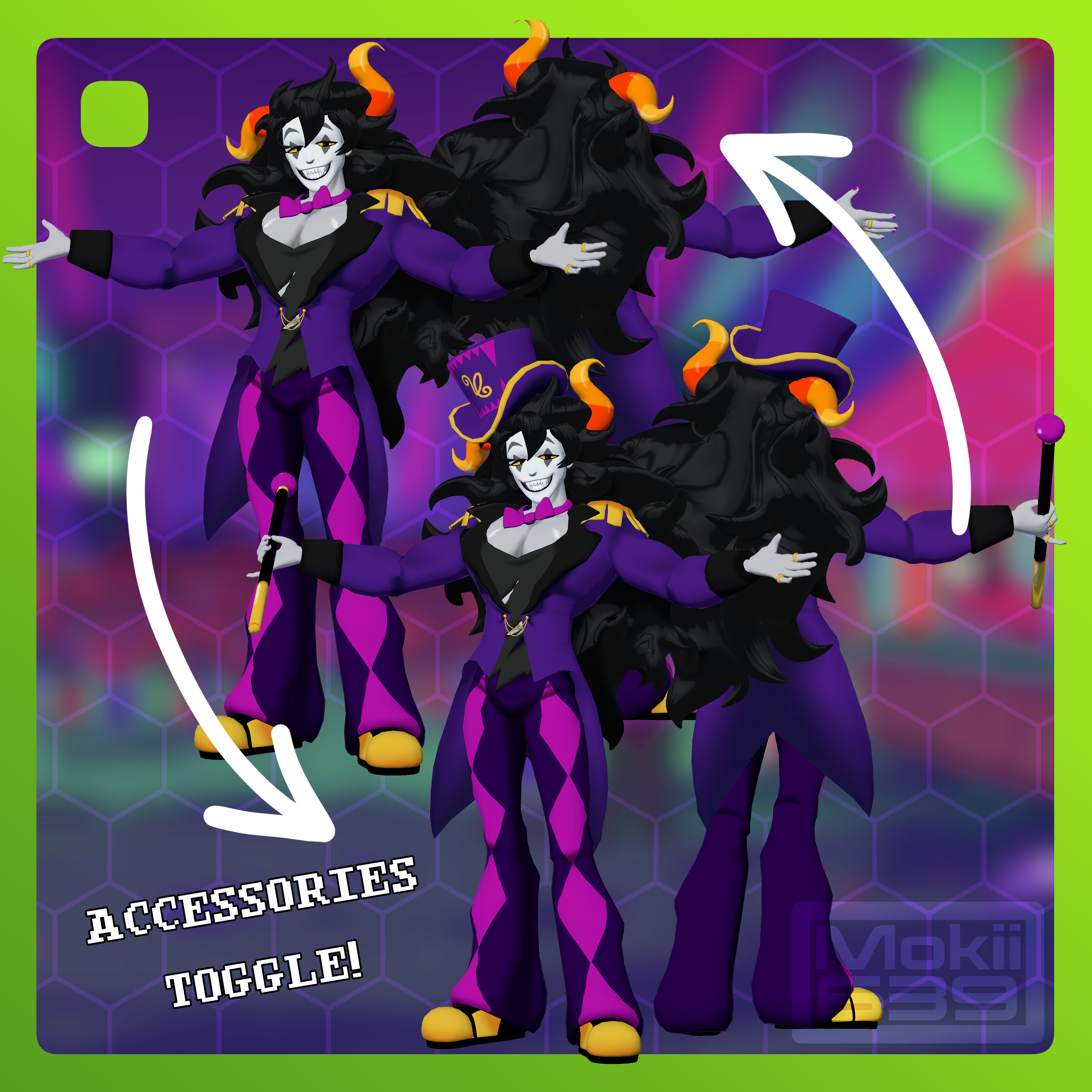 VRChat Avatar - Marvus Xoloto [HIVESWAP] - Mokii's Bag of Stuff - BOOTH