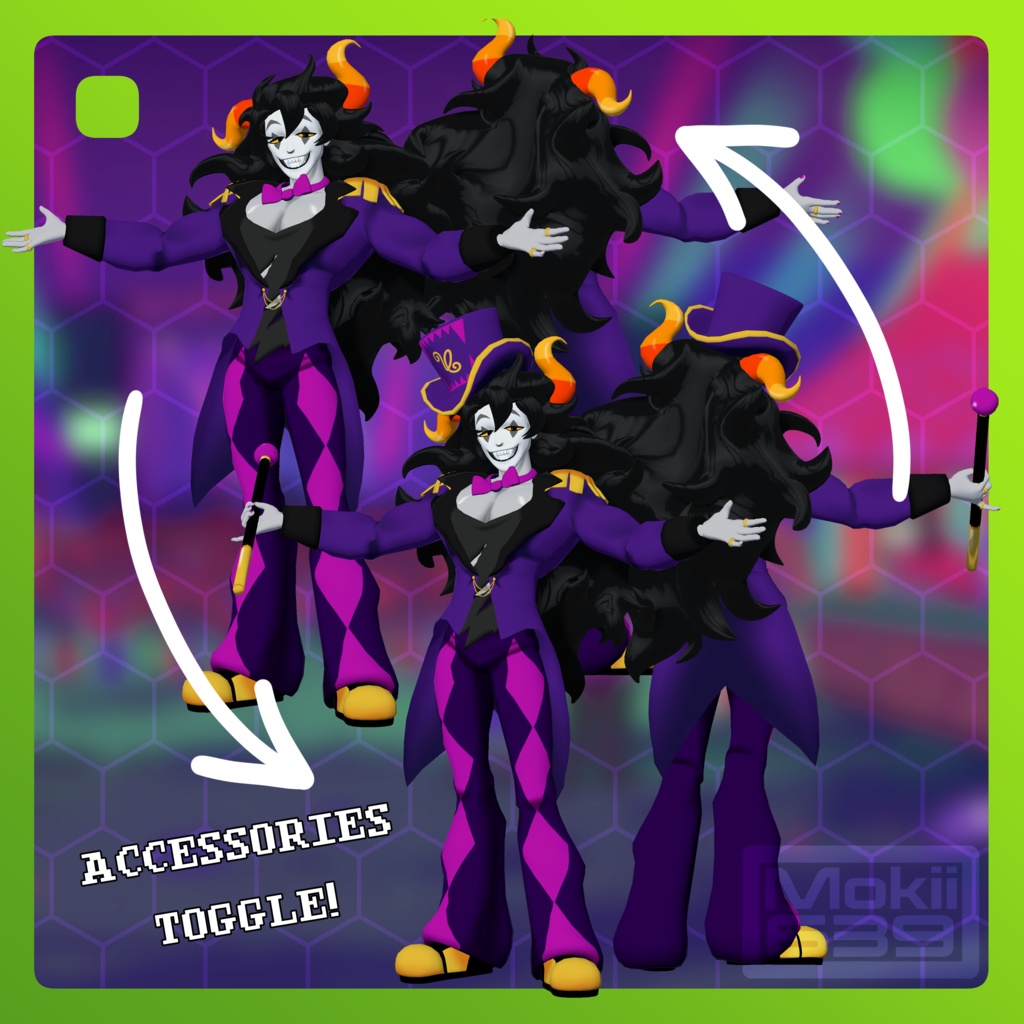 VRChat Avatar - Marvus Xoloto [HIVESWAP] - Mokii's Bag of Stuff - 2/3
