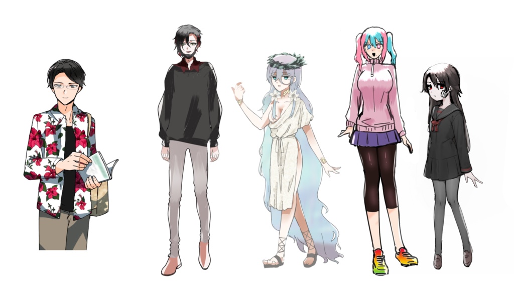 フリー立ち絵2024