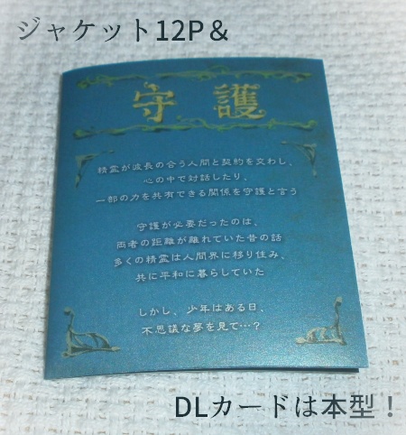 【台詞付き物語音楽】守護【ジャケ12P+本型DLカード】