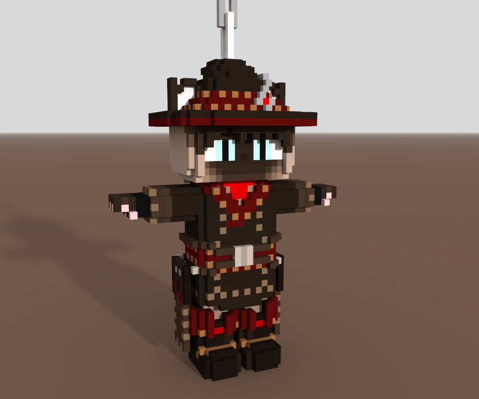 ボクセルストラップ 販売ページ1