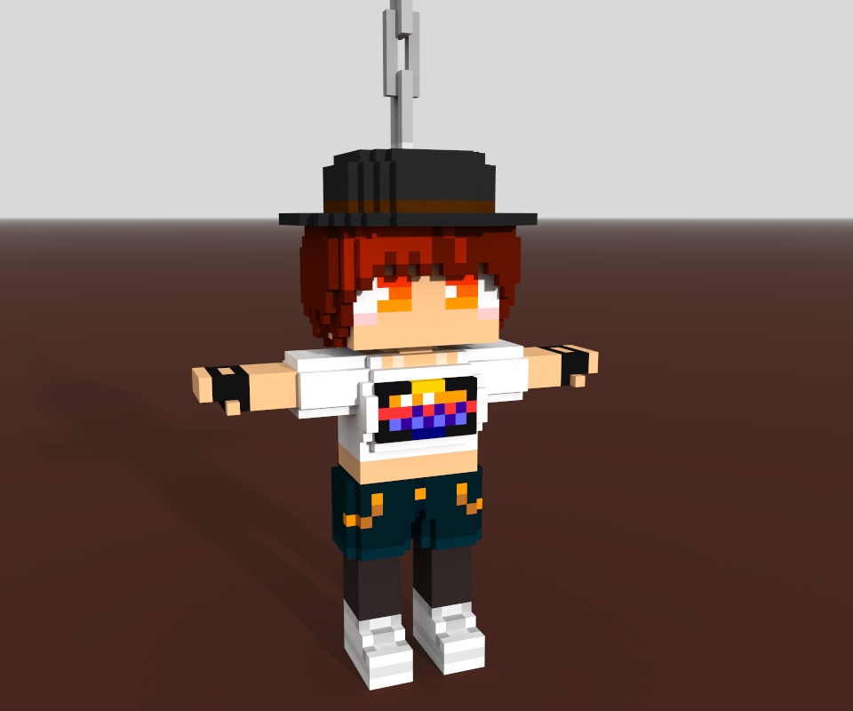 ボクセルストラップ 販売ページ1