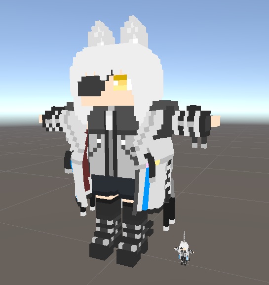 クズノハちゃんボクセル人形