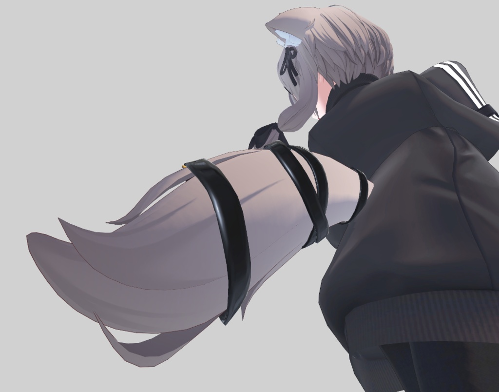 【MA対応】真冬(Mafuyu)用尻尾ベルト【VRChat】