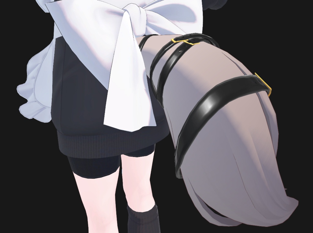 【MA対応】真冬(Mafuyu)用尻尾ベルト【VRChat】