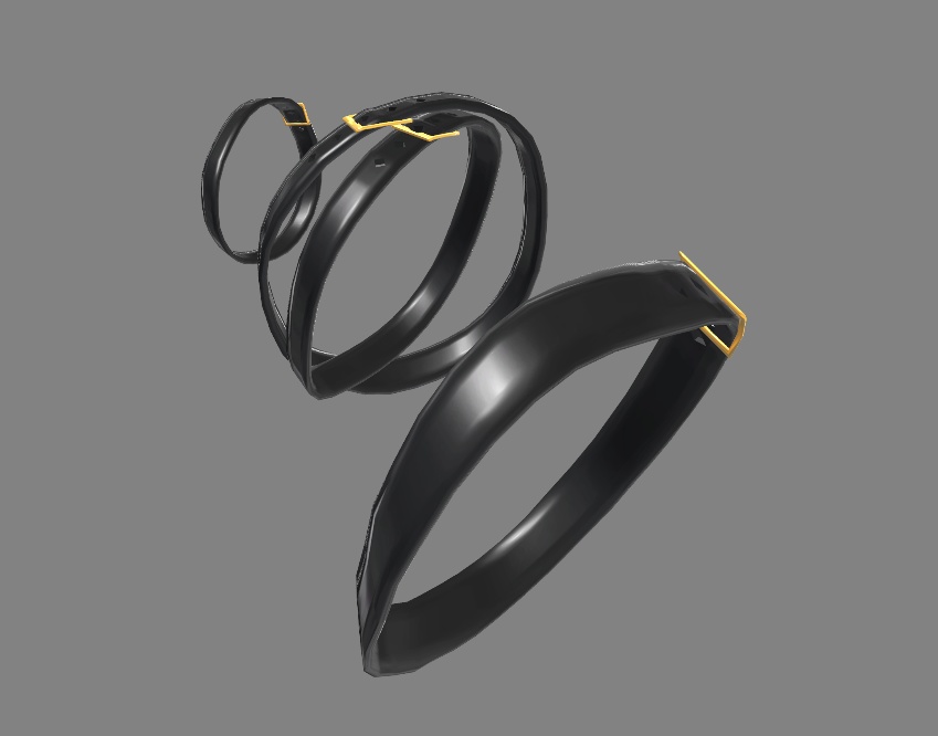 【MA対応】真冬(Mafuyu)用尻尾ベルト【VRChat】